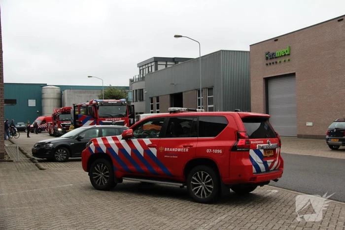 Industriebrand vrij snel onder controle