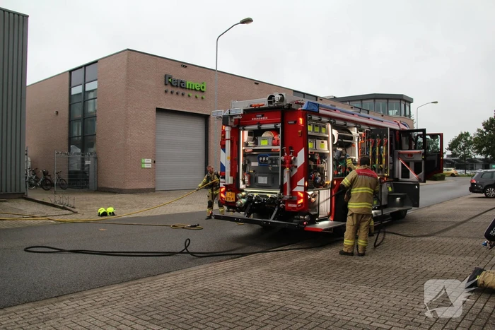 Industriebrand vrij snel onder controle