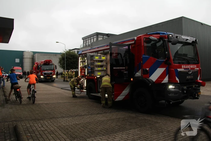 Industriebrand vrij snel onder controle