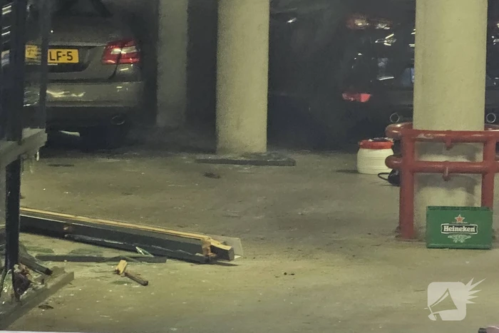 Gewonde na ongeval in parkeergarage