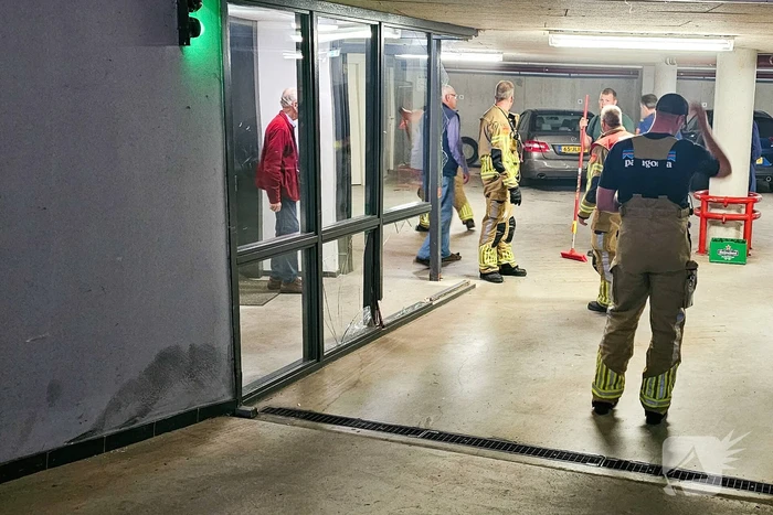 Gewonde na ongeval in parkeergarage