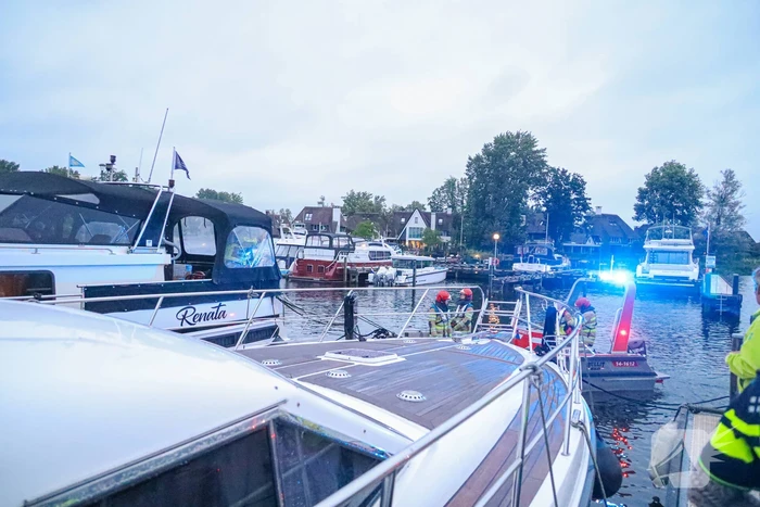 Brand op pleziervaartuig