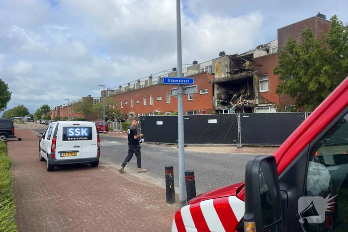 Nablussen na brand in woning
