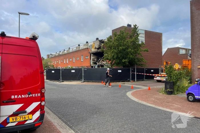 Nablussen na brand in woning