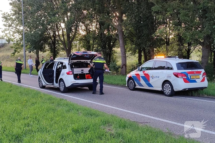 Grote politie-inzet na achtervolging op snewleg