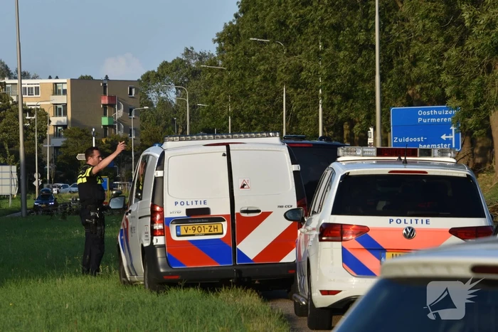 Grote politie-inzet na achtervolging op snewleg