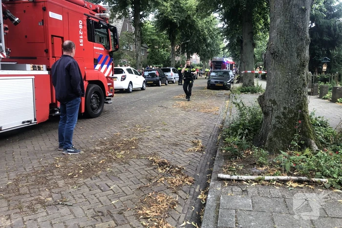 Woning brand snel onder controle