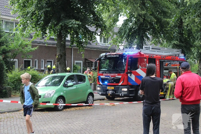 Woning brand snel onder controle