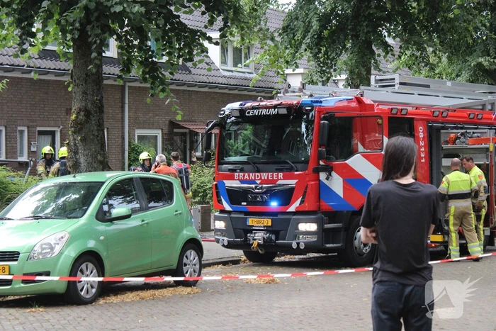 Woning brand snel onder controle