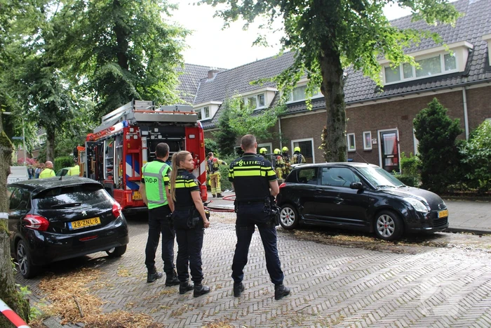 Woning brand snel onder controle