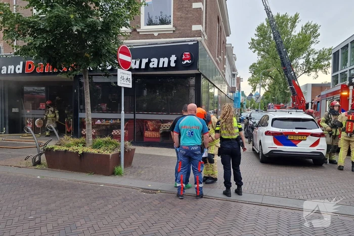 Restaurant Damas ontruimd door brand