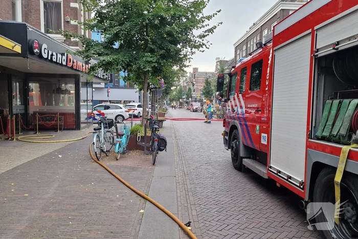 Restaurant Damas ontruimd door brand