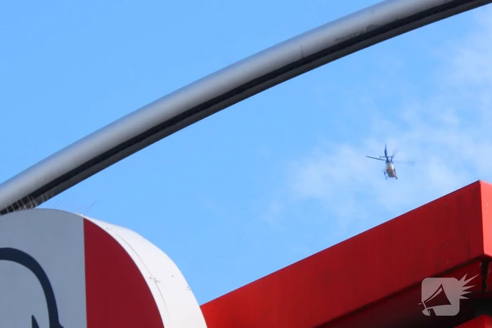 Politiehelikopter zoek naar overvaller KFC