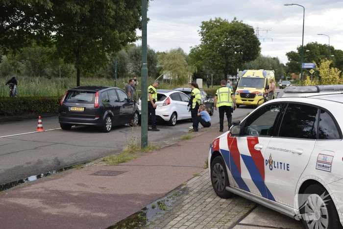 Drie voertuigen betrokken bij kettingbotsing