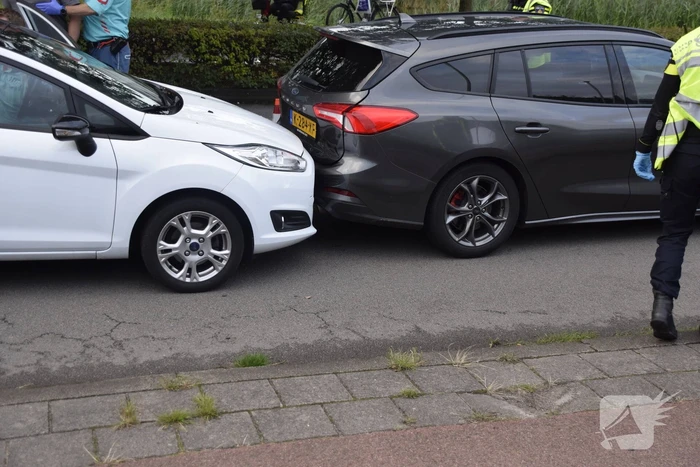Drie voertuigen betrokken bij kettingbotsing