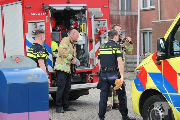 Kind gewond na brand op balkon van woning
