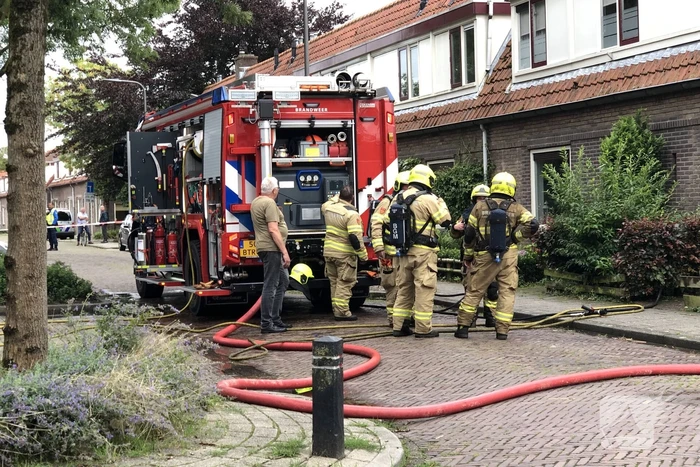 Persoon gewond bij brand in woning
