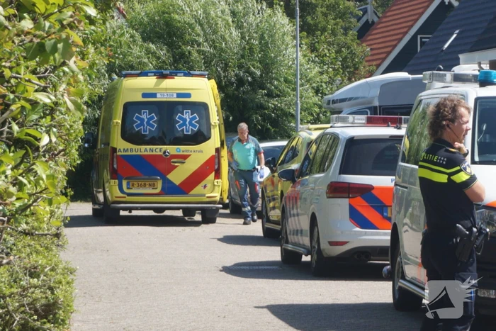 Traumahelikopter landt voor hulp aan kindje