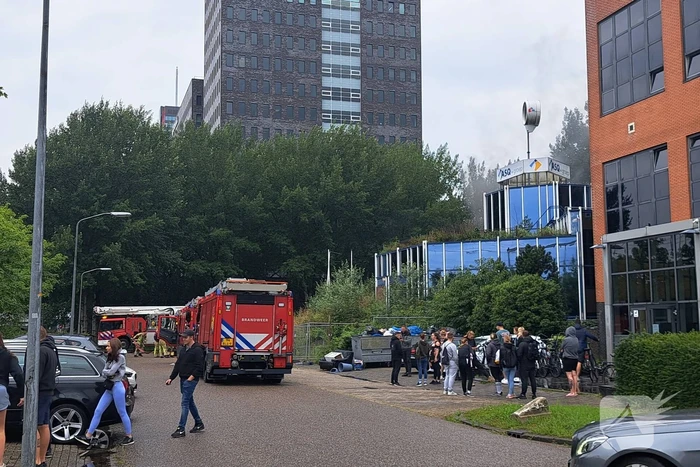 Flinke rookontwikkeling bij brand in leegstaand pand