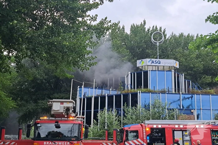 Flinke rookontwikkeling bij brand in leegstaand pand
