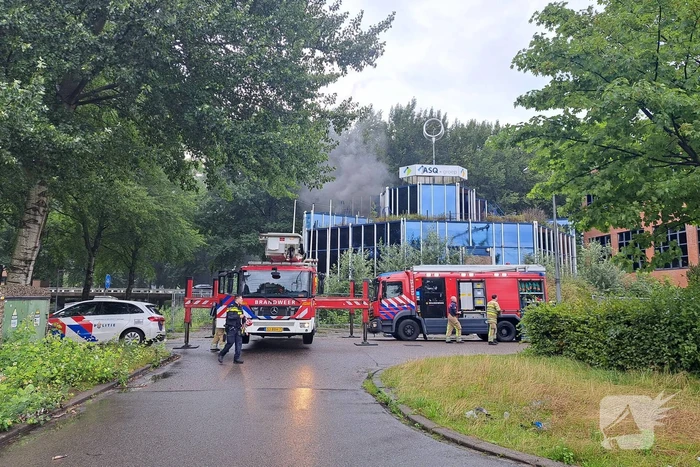 Flinke rookontwikkeling bij brand in leegstaand pand