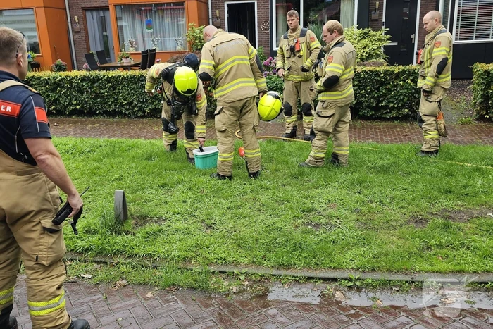 Brand op zolder van woning door accu