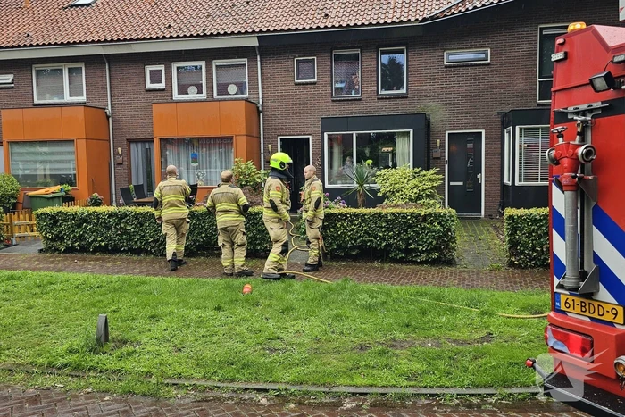 Brand op zolder van woning door accu