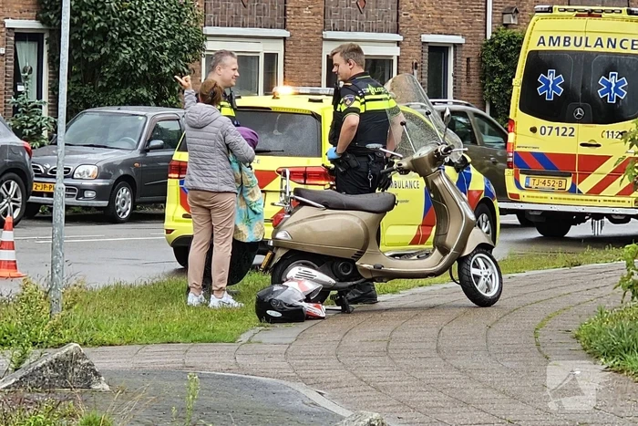 Scooterrijder gewond na val