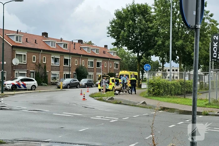 Scooterrijder gewond na val