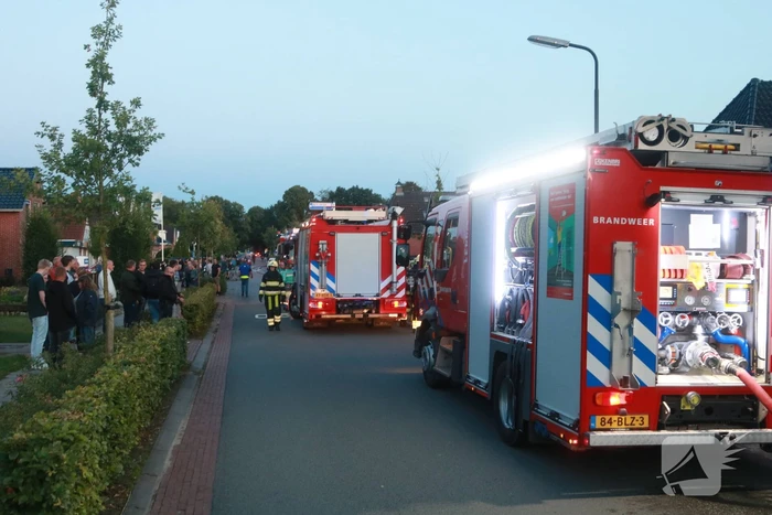 Grote brand in loods