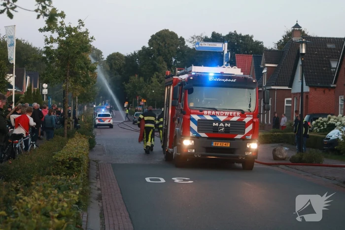 Grote brand in loods