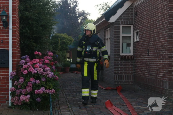 Grote brand in loods