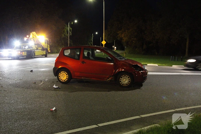 Motorrijder gewond bij botsing met auto