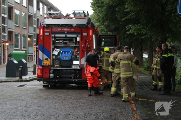 Persoon te water blijkt vuilniszak