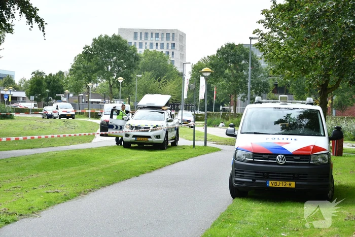 Park afgezet na vondst kleding