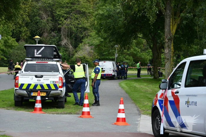 Park afgezet na vondst kleding