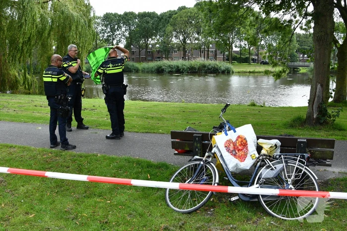 Park afgezet na vondst kleding