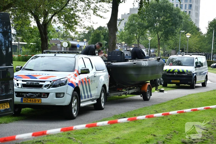 Park afgezet na vondst kleding