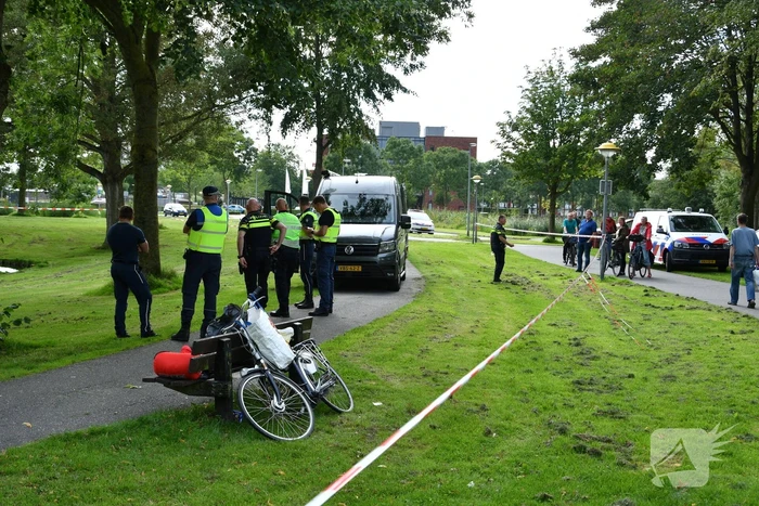 Park afgezet na vondst kleding