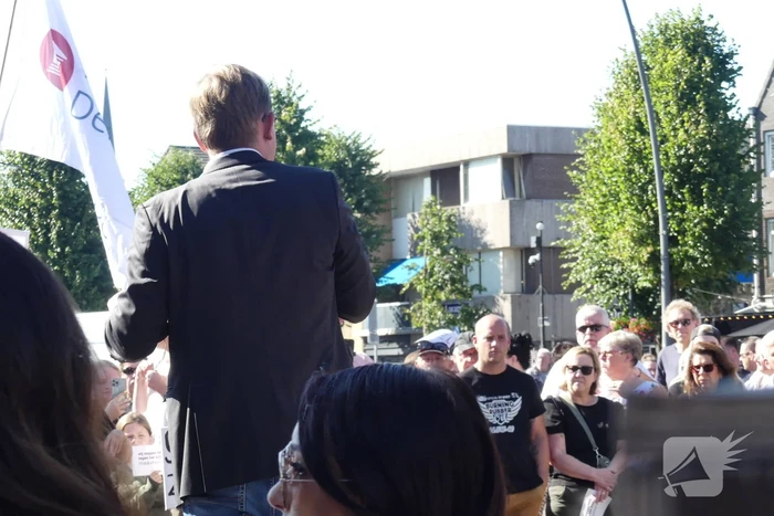 Demonstratie tegen komst asielzoekerscentrum