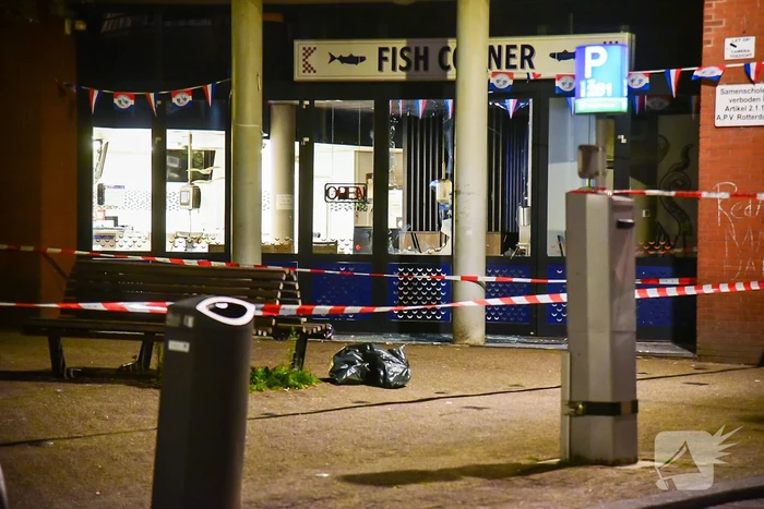Explosie bij viswinkel