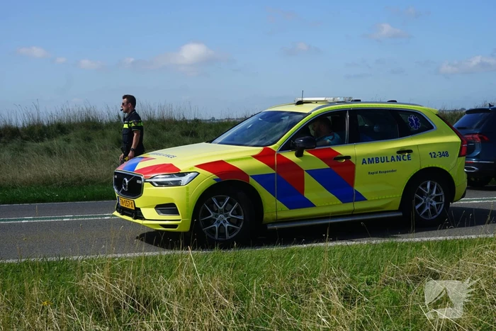 Motorrijder gewond bij botsing met auto
