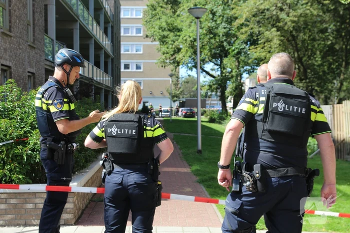 Grote politieinzet in woonwijk