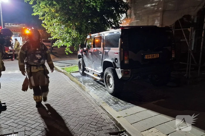 Onderzoek naar ontstaan brand in Hummer