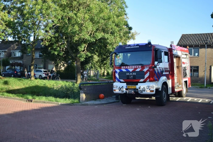 Brand in leegstaand gebouw