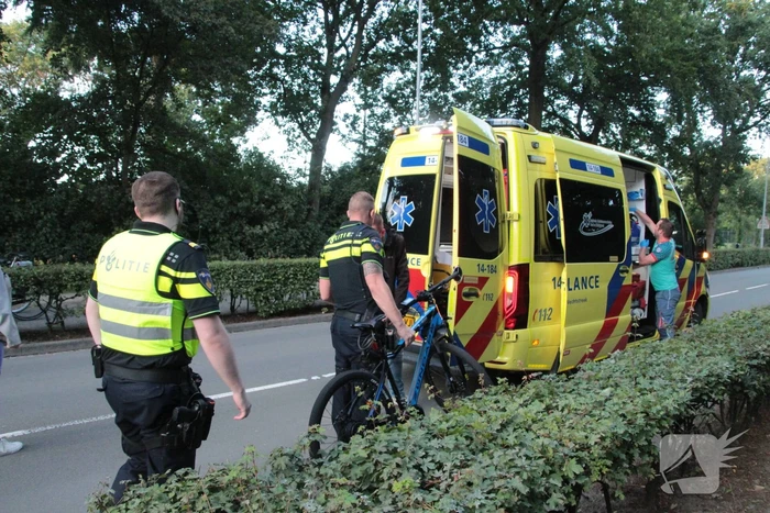Fietser lelijk ten val na eenzijdig ongeval