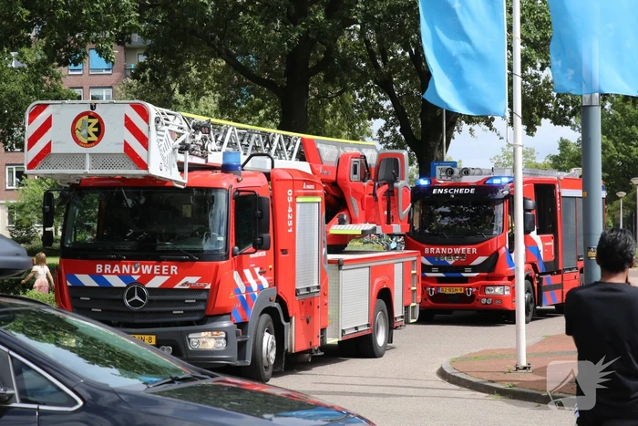 Winkelcentrum Deppenbroek ontruimd vanwege brand