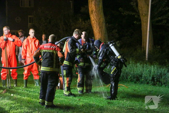 Zoektocht naar mogelijk te water geraakte scooterrijder