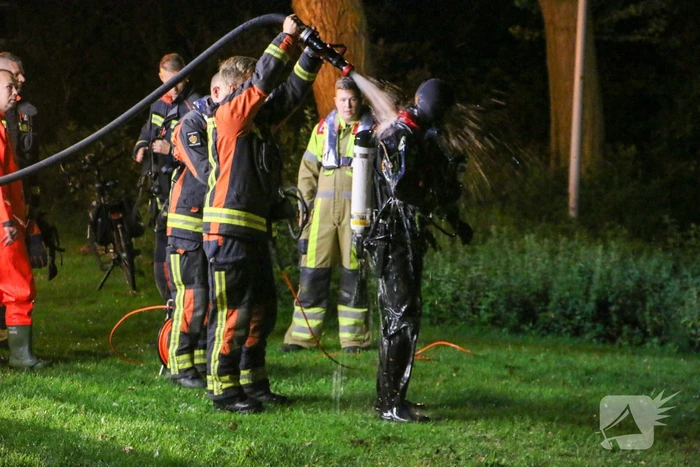 Zoektocht naar mogelijk te water geraakte scooterrijder