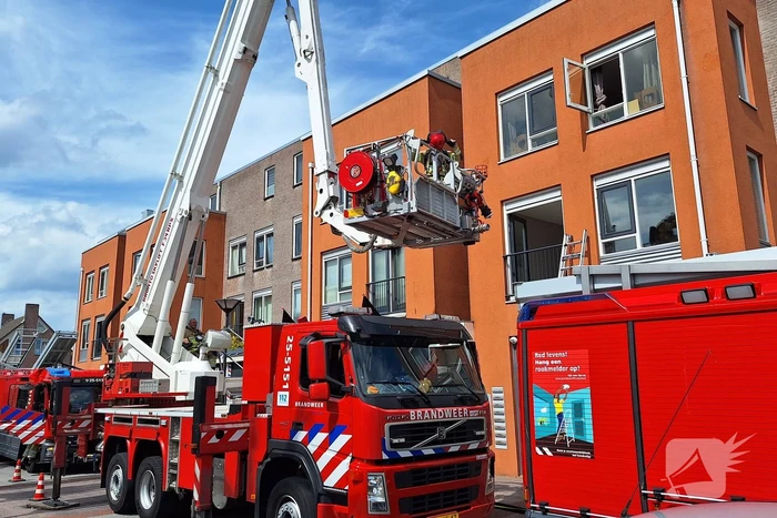 Brandweer oefent brand in woning met slachtoffer